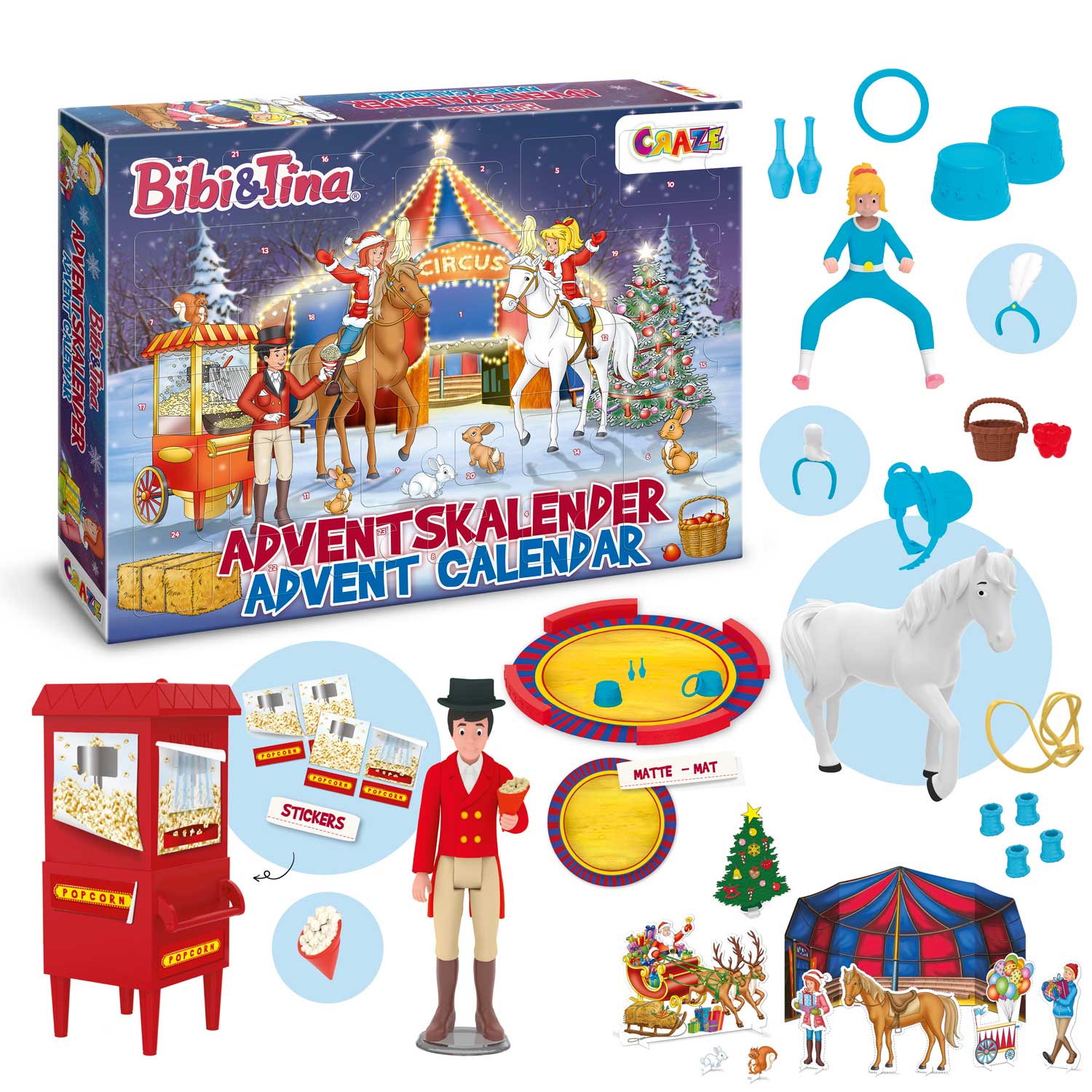 ADVENTSKALENDER - Bibi & Tina Weihnachtszirkus