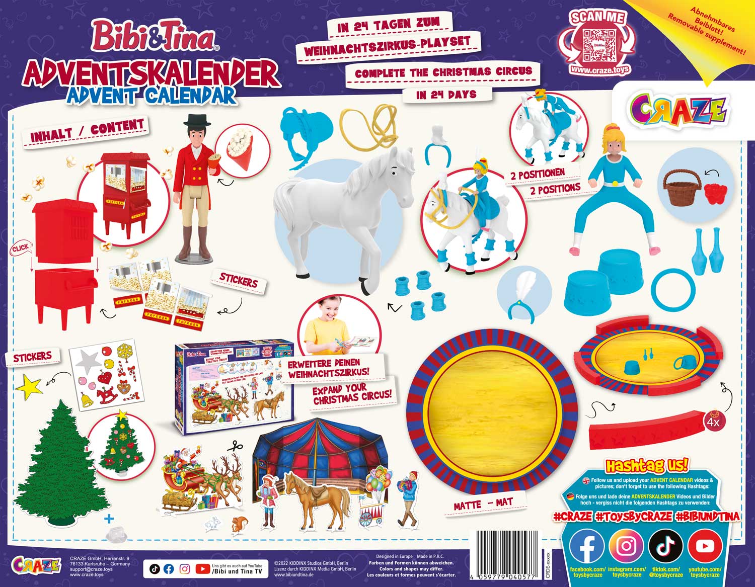 ADVENT CALENDAR - Xmas Circus B&amp;T