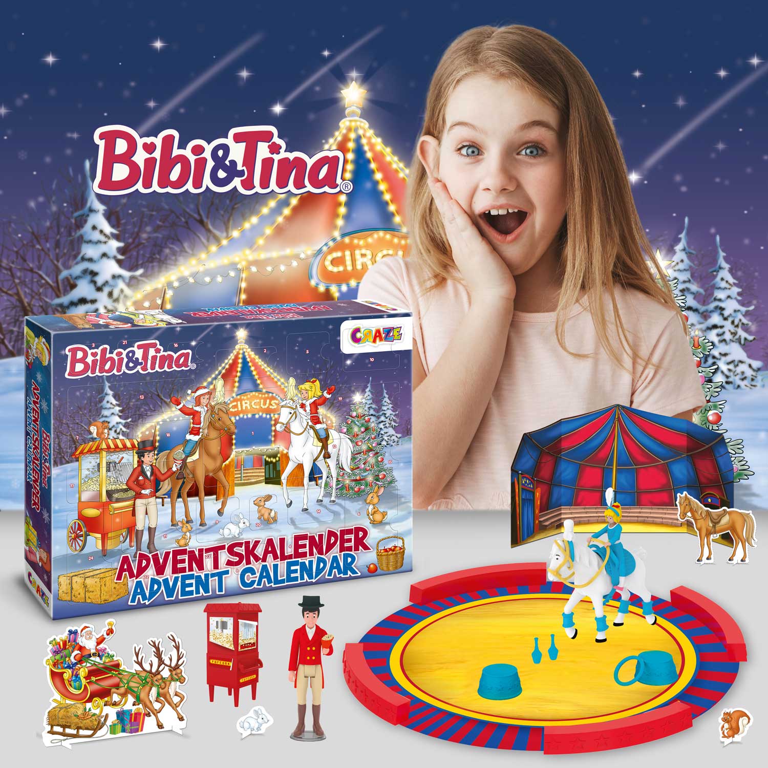 ADVENT CALENDAR - Xmas Circus B&amp;T