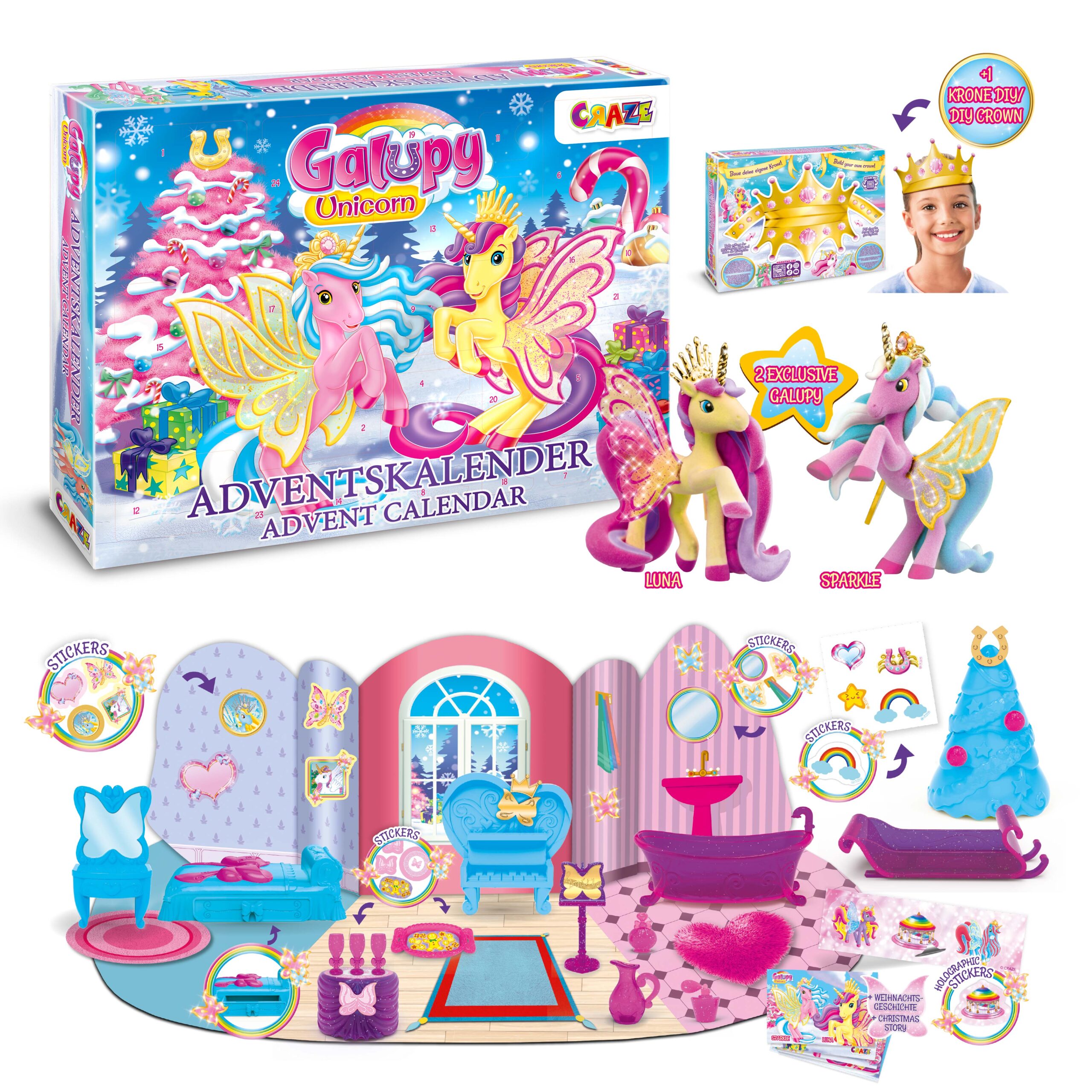 ADVENTSKALENDER - Galupy Unicorn