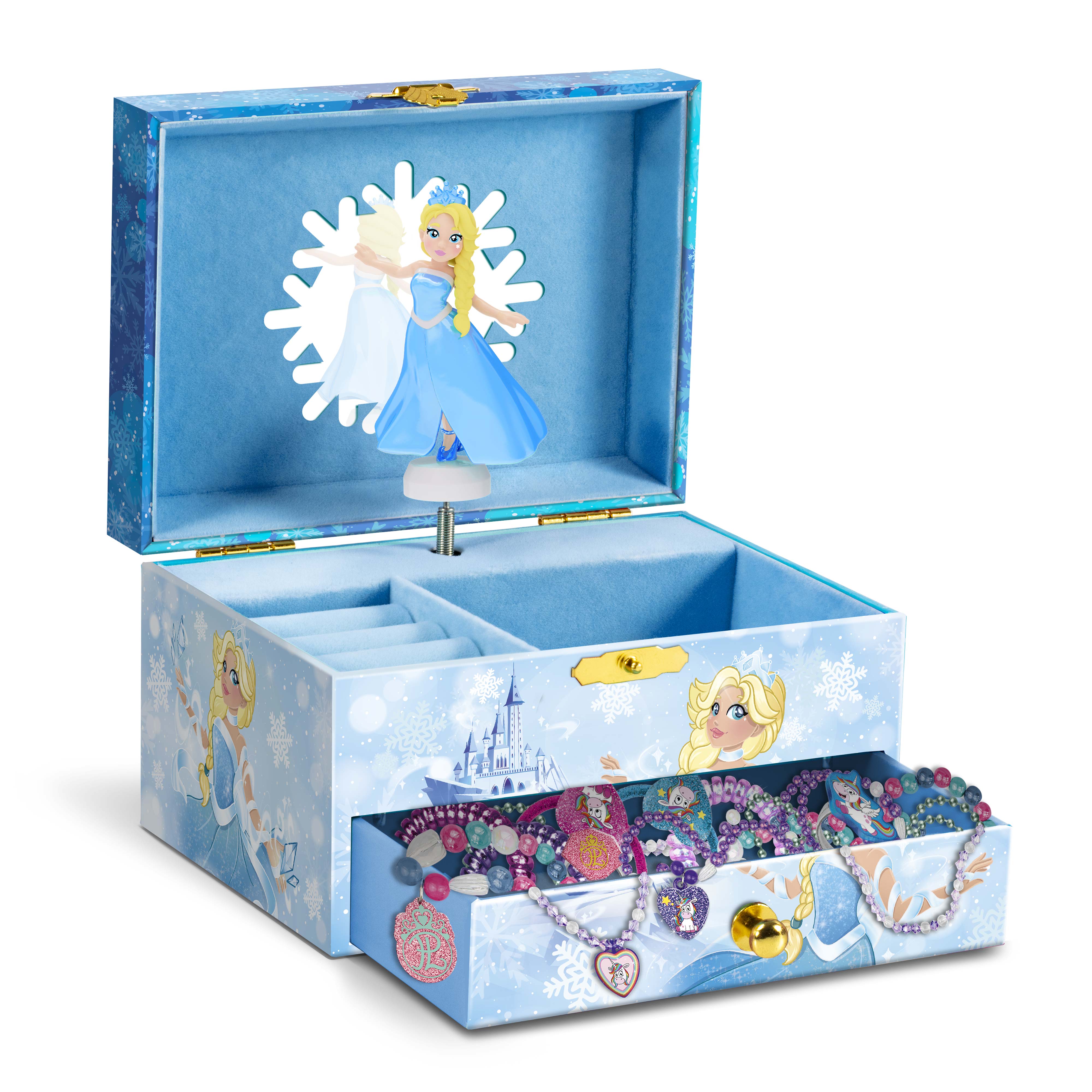 Prinzessin Kinder-Schmuckkästchen mit Spieluhr