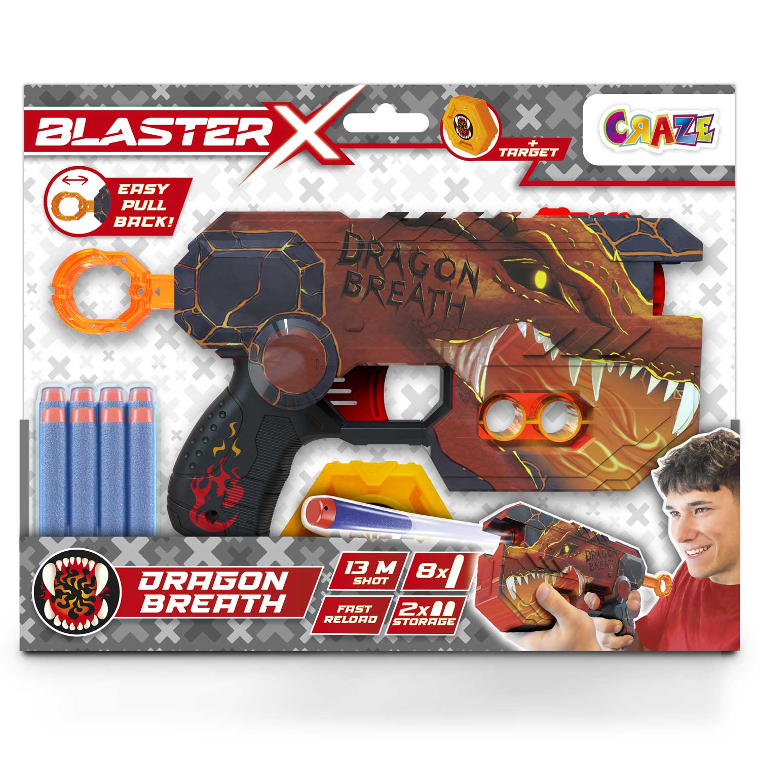 BLASTER-X - Foam Dart Guns Strike (mixed)