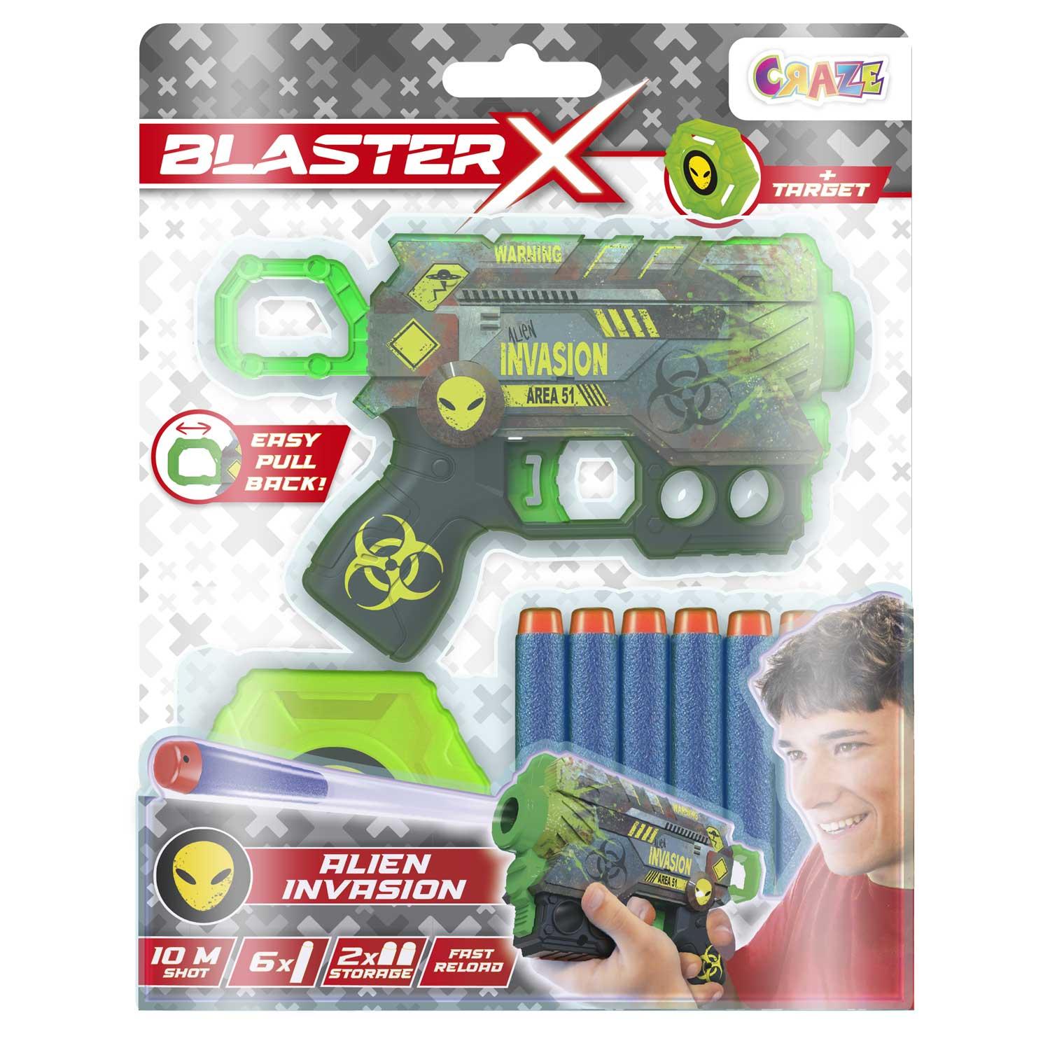 BLASTER-X - Foam Dart Guns Nano (mixed)