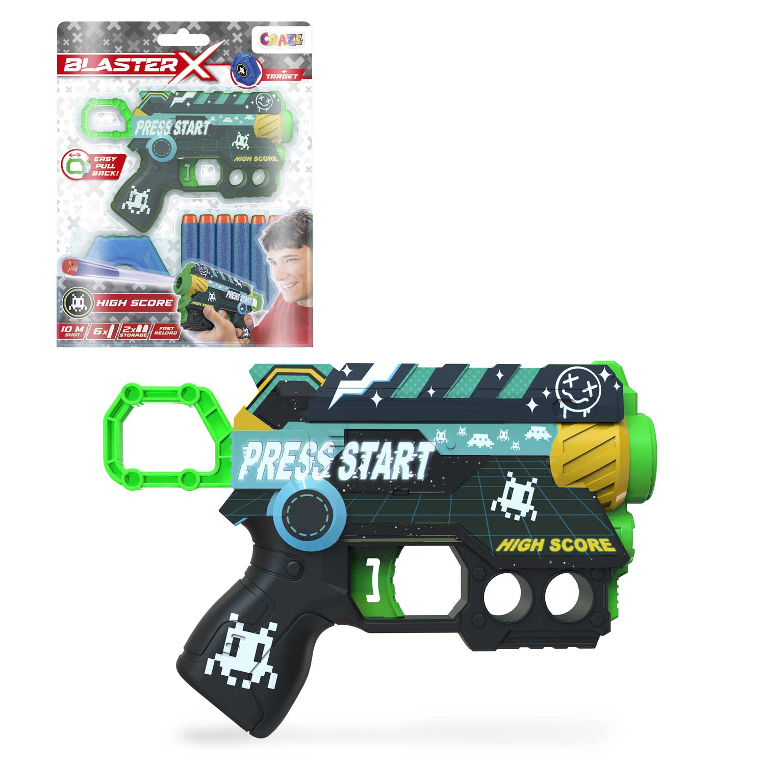 BLASTER-X - Foam Dart Guns Nano (mixed)