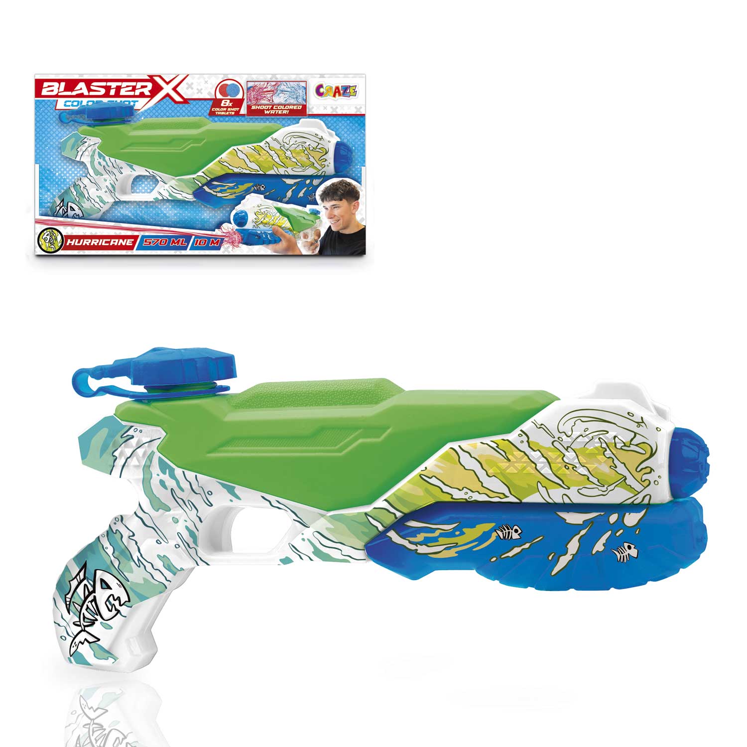 BLASTER-X - Water pistols large (mixed)