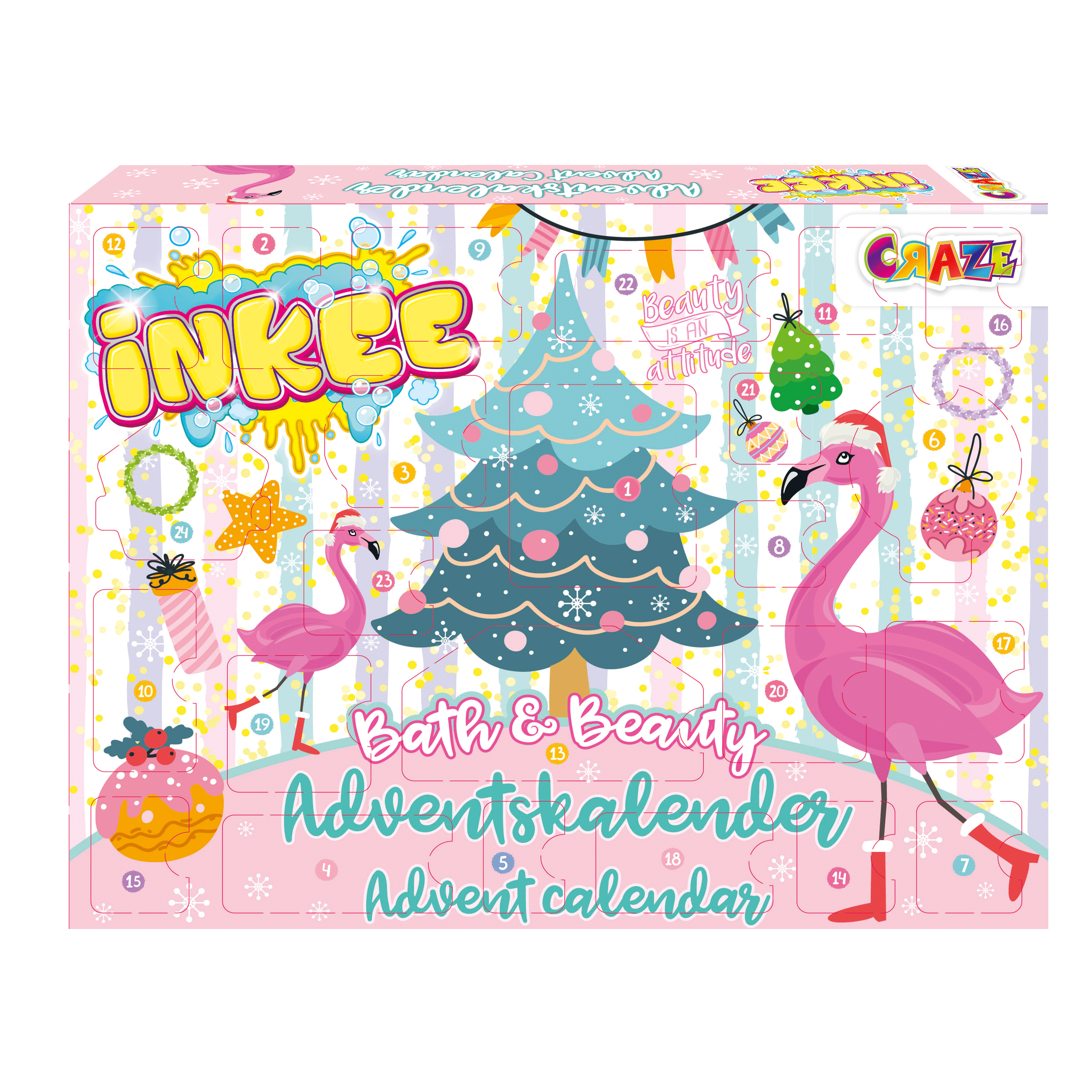 ADVENTSKALENDER - INKEE Flamingo