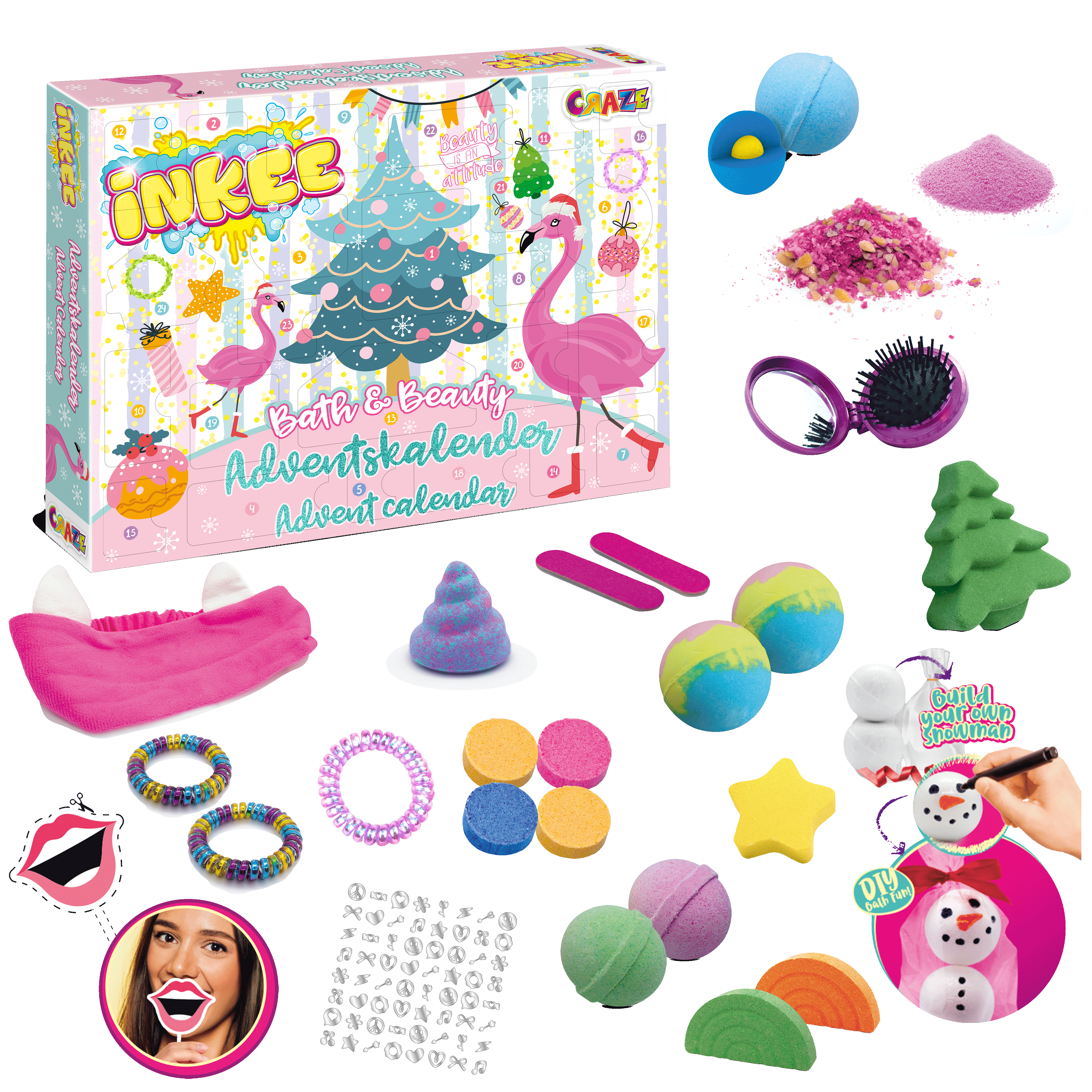 ADVENTSKALENDER - INKEE Flamingo