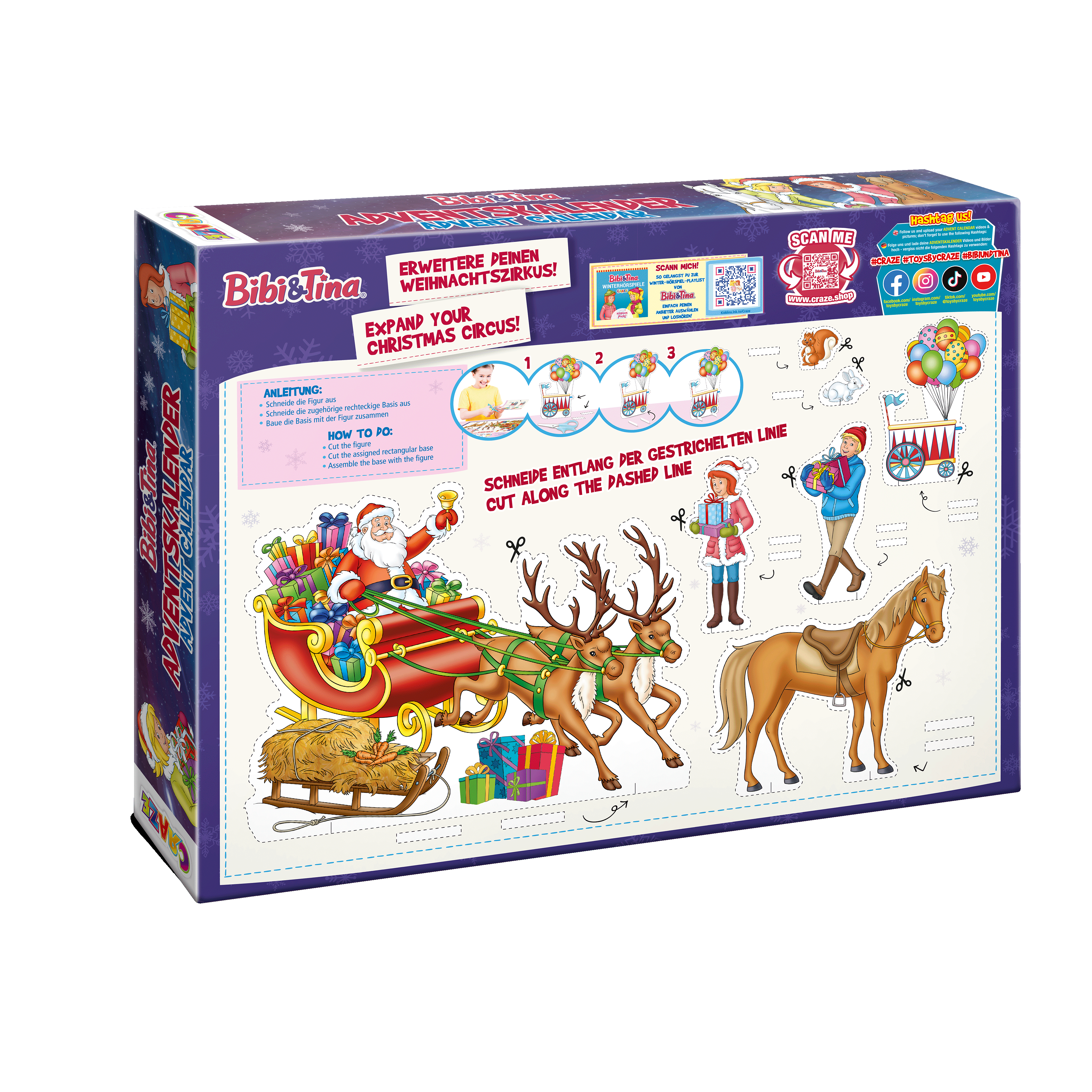 ADVENT CALENDAR - Xmas Circus B&amp;T