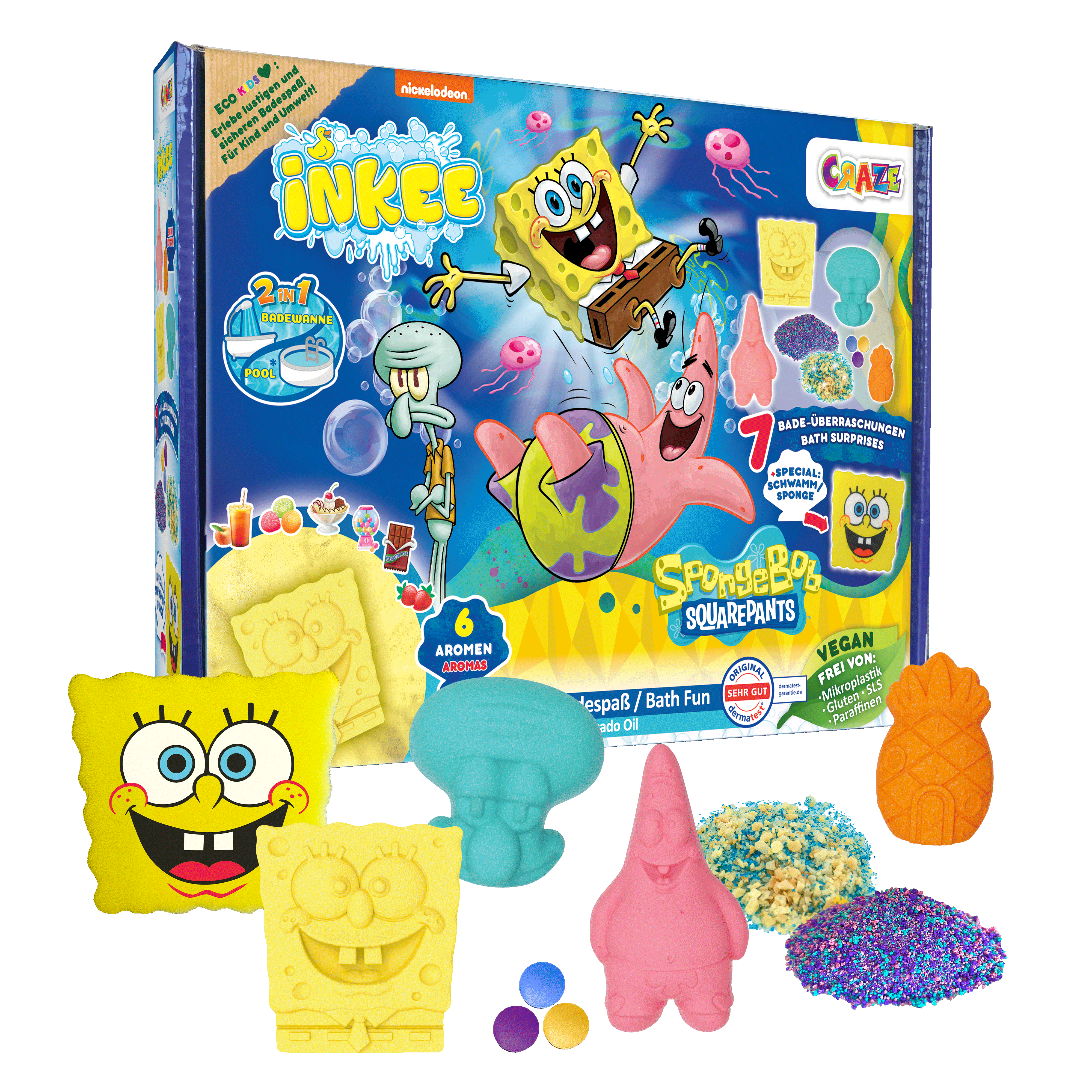 INKEE - Geschenkbox SpongeBob